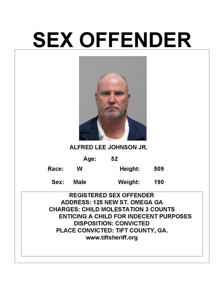 Sex Offender Registry Updates Press Releases Tift County Sheriff Ga 