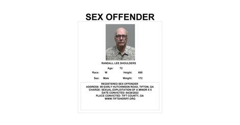 Sex Offender Registry Update - Tift County GA Sheriff's Office